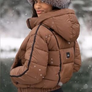 ALO Yoga Aspen Love Puffer Jacket Cinnamon Brown